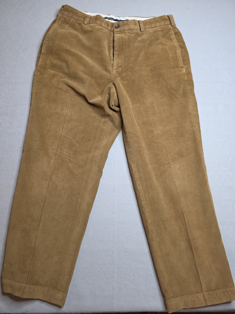 Brooks Brothers Men's Corduroy Pants in Camel Brown W36 L30
